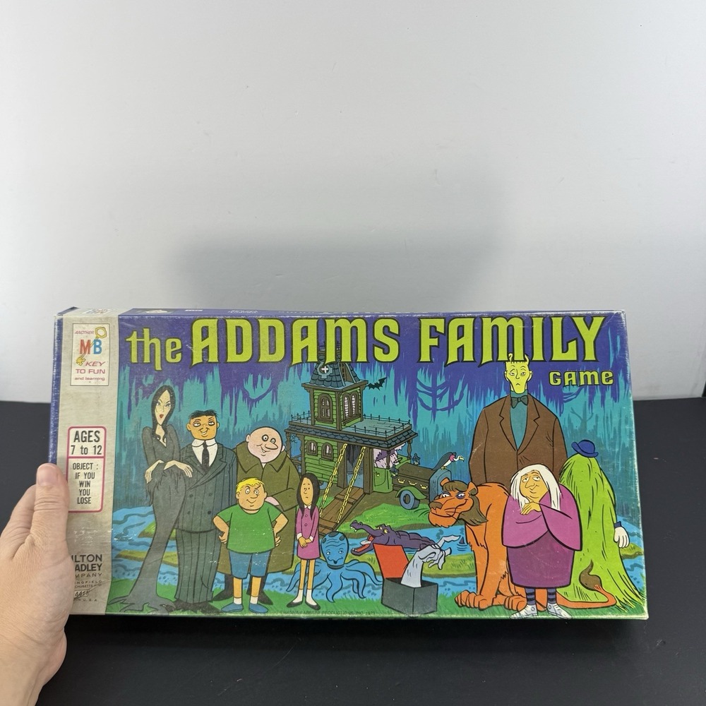 Vintage 1974 Addams Family Board Game Milton Bradley 4411 Complete